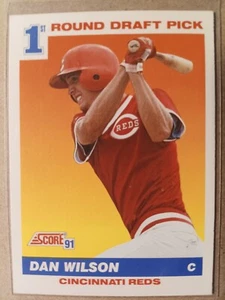 DAN WILSON REDS "1st ROUND DRAFT PICK" 1991 SCORE BASEBALL CARD #681 - Picture 1 of 1