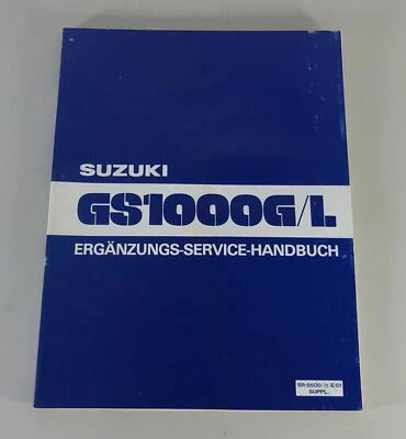 Manual De Taller / Suplemento Suzuki Motocicleta GS 1000 G / L Estado 12/1980 - Imagen 1 de 2