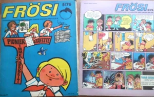 FRÖSI 5 - 1976 mit 2. Umschlag Pioniermagazin Comic DDR - Picture 1 of 4