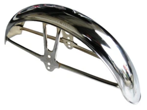 Fit YAMAHA AS1 AS2 YAS1 YAS2 FRONT FENDER “CHROME” #BI1188# - Picture 1 of 7