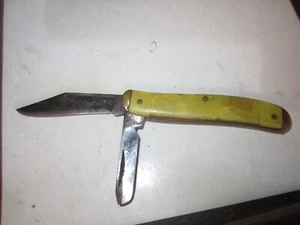 Vintage COLONIAL 2 Blade Folding Pocket Knife - Picture 1 of 5