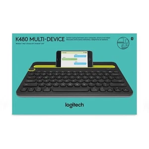 NEW Logitech K480 Multi-Device Bluetooth Keyboard - Black - Picture 1 of 1