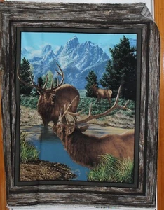 Wild Wings Glenson Range Elk Panel & Coordinating Fabric SOLD SEPARATELY - Picture 1 of 4