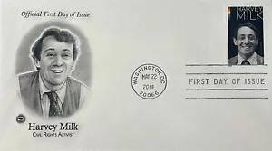 Artcraft PCS 4906 Harvey Milk LGBT y activista de derechos humanos asesinado en el cargo - Imagen 1 de 1