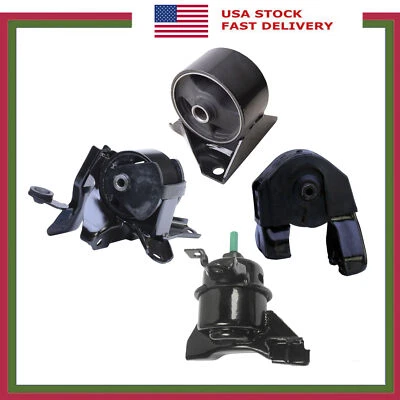 Juego de 4 piezas de montaje de motor y transmisión para Kia Rondo 2.4 2007 2008-2012 Foto 1 de 4