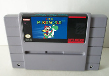 Super Mario World SNES Super Nintendo Good Labels Authentic Game Cartridge Yoshi
