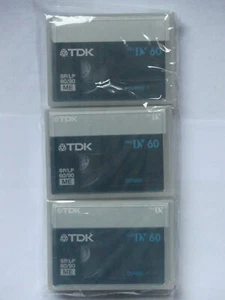 3 MiniDV DVM60 TDK neufs 60 min Cassette cassette caméscope vidéo numérique - Photo 1 sur 2