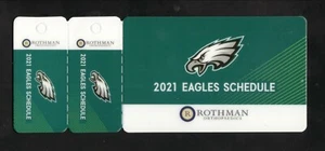 Philadelphia Eagles--Orario tascabile 2021-- con portachiavi abachi--Rothman - Foto 1 di 1