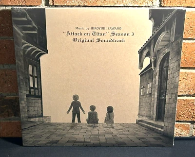 ATTACK ON TITAN SEASON 3 - Soundtrack, Ltd 3LP SPLATTER VINYL TriFold Jacket NEW - Image 1 of 4