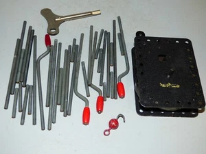 Varillas de eje Meccano, manivela, motor mecánico, pieza nos. varias 35 piezas - Imagen 1 de 1