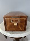 Antique Library Bureau Solemakers File Cabinet-Single Drawer