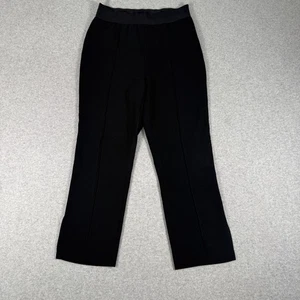 Cinq à Sept Pants Womens 6 Black Modern Side Zip Slit Designer Dressy - Picture 1 of 10