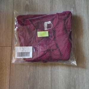 Janie and Jack Mädchen Kleid gesteppt Schleife Größe 4 dunkellila  - Bild 1 von 4