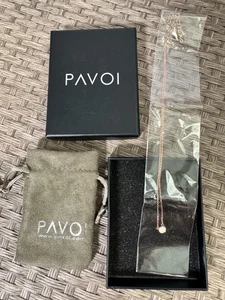 NEW Pavoi Necklace Rose Gold Round Opal Pendant - Picture 1 of 3