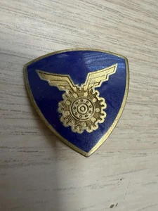 Prendedor de solapa D.U.I del Comando de material aéreo del Cuerpo Aéreo del Ejército de los Estados Unidos de plata esterlina de la Segunda Guerra Mundial - Imagen 1 de 10