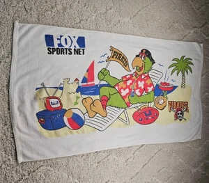 Pittsburgh Pirates Fox Sportwette Strandtuch The Pirate Parrot Y2K Baseball - Bild 1 von 15