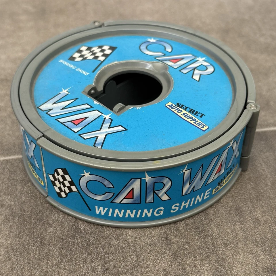 Micro Machines Secret Auto Supplies Car Wax Tin - 1989 - Image 1 of 4