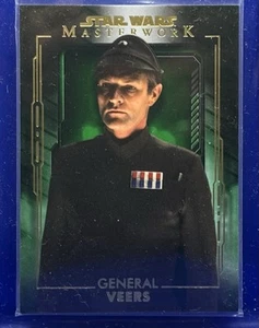 2020 Star Wars Masterwork Trading Card Green #62 General Veers /99 - Picture 1 of 2