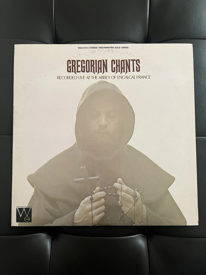 The Chorus Of Monks From The Abbey Of Enclat, France  Gregorian Chants Record LP - Image 1 of 4