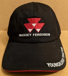 Baseballmütze Kappe Youngblood Tractor Massey Ferguson schwarz Haken & Schlaufe verstellbar - Bild 1 von 7