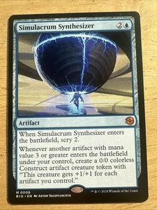 Simulacrum Synthesizer NM, English MTG Outlaws of Thunder Junction - Big Score - Picture 1 of 2
