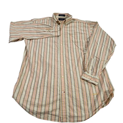 Daniel Cremieux Button Up Shirt Mens Multicolor M Striped Long Sleeve Italian - Image 1 of 4