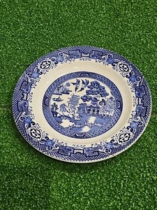 Blue Vintage Willow Small Plate Of Wood & Sons England - Picture 1 of 7