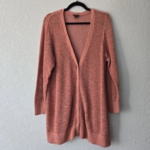 Torrid 3 rosa offen Strick klassisch Knopfleiste Cardigan Pullover - Bild 1 von 7