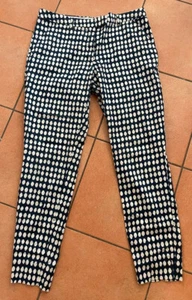 H&M Damen Hose Slacks 7/8 Sommerhose Gr. 40 Blau/ Weiß Hose - Bild 1 von 7