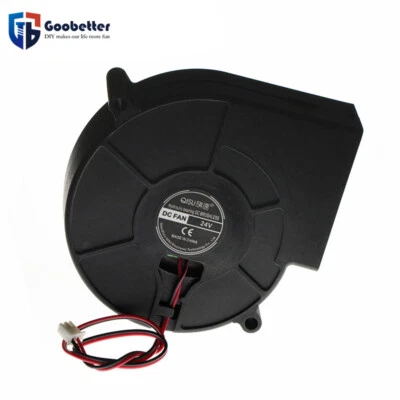 9733 9cm Turbogebläse 5V/12V/24V für Hochdruck-Kühlanwendungen 97mm - Bild 1 von 4