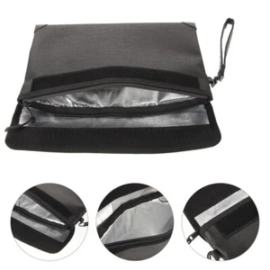 Fireproof File Bag Travel Money for Cash Portable Document Pouch - Picture 1 of 12
