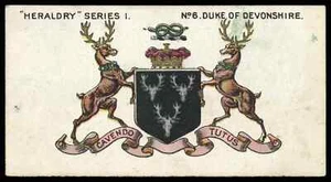 Taddy - 'Heraldry' (1910) - Duke of Devonshire - Picture 1 of 2