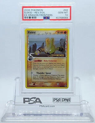 POKEMON EX DRAGON FRONTIERS ELEKID #48 REVERSE HOLO GEM MINT #40768689 POP 7 - Image 1 of 4