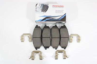 Asianautos Full Ceramic Front Brake Pads With Hardware For INFINITI M45 03-10 - Изображение 1 из 3