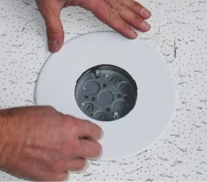 Plastic Ceiling Trim Ring "Goof Ring" - Picture 1 of 11