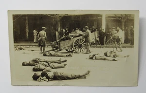 Canton China Public Executions Photo c1920s "Street Cleaners Cart" - Bild 1 von 3