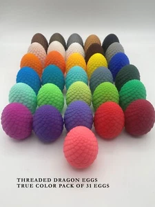 Threaded Dragon Egg, Great for Egg Hunts, Gifts, Cosplay or Costume Additions. - Picture 1 of 41