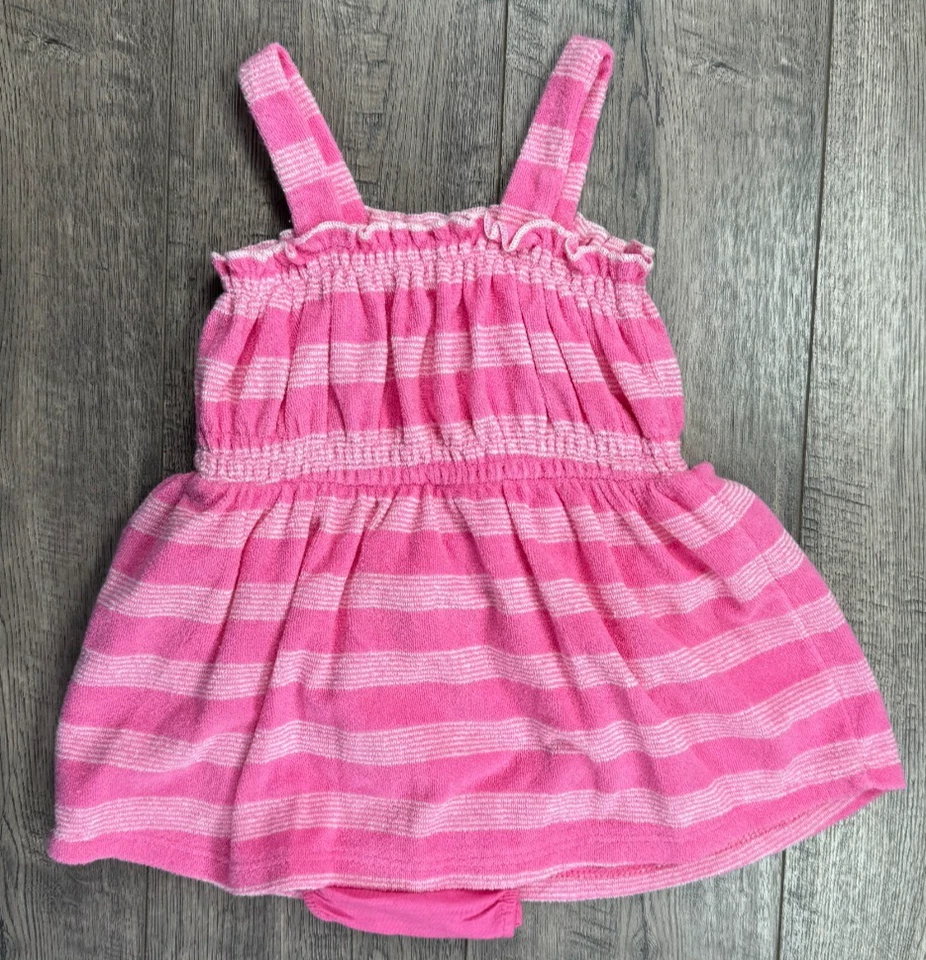 Baby Girl Clothes Splendid 18-24 Month Pink Terry Cloth Skort Outfit - Image 1 of 3