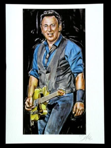 Kunst Druck Grafik MUSIK-LEGENDEN Bild handsigniert, limitiert, nummeriert - Bild 1 von 2