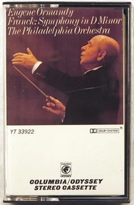 COLUMBIA CASSETTE 1976 Franck ORMANDY Symphony in D Minor YT-33922 - Picture 1 of 3