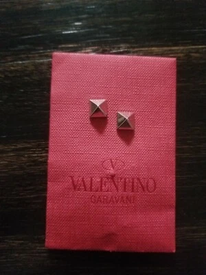 (2) VALENTINO GARAVANI Silver Rockstud Replacement Handbag Wallet Clutch Shoes - Image 1 of 4