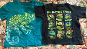 Circo Chamäleon und Nickelodeon Ninja Turtles T-Shirts Größe 4T - Bild 1 von 11