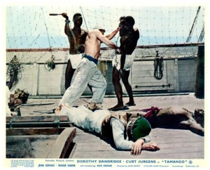 Tamango Original Lobby Card 1958 Pirates Alex Cressan - Picture 1 of 1