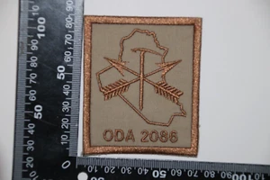 US SPECIAL FORCES SFGP ODA 2086 CLOTH ARMY PATCH TAN READ! - Picture 1 of 1