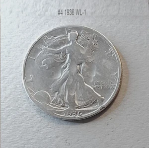 1936 Walking Liberty Silver Half Dollar Rare US Coin - Picture 1 of 2