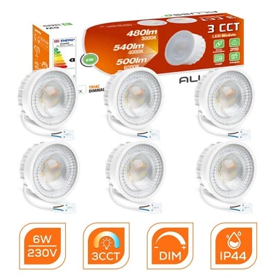 LED Modul 6W Flach Leuchtmittel Einbau Lampe Strahler Spot für Einbaustrahler - Bild 1 von 4