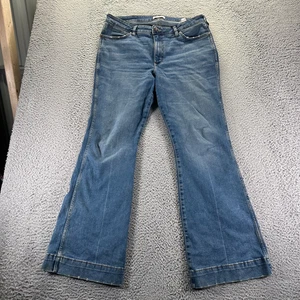 Wrangler Retro Jeans Women 32X32 Blue Denim Cotton Bootcut Faded Western Stretch - Picture 1 of 11