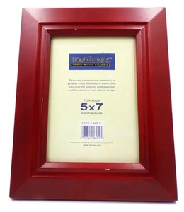 New Red Cherry Wood Picture Frame for 5x7 photo by HomeTrends - Picture 1 of 4