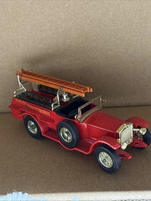 Modelos de caja de cerillas de antaño Y-6 1920 Rolls Royce camión de bomberos fundido a presión Foto 1 de 4