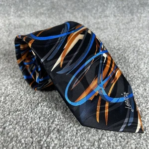 J GARCIA MENS TIE Orange Black Red Artist Proof # 2014 Snail Garden Deadhead - Picture 1 of 6